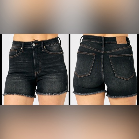 Judy Blue Pants - Judy Blue Black Jean Shorts